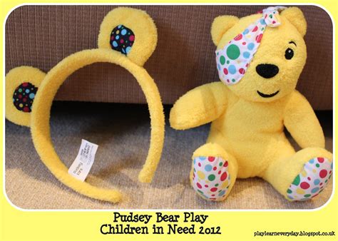 Pudsey Bear Play - Children in Need 2012 - Play and Learn Every Day