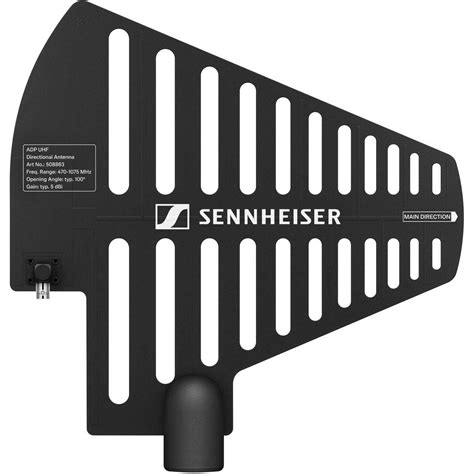 Sennheiser ADP UHF Passive Directional External Paddle Antenna - UHF Range (470 - 1075 MHz)