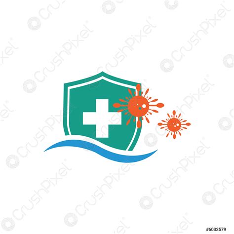Virus protection logo images illustration design - stock vector 6033579 | Crushpixel