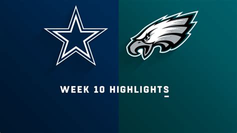 Cowboys vs. Eagles highlights | Week 10