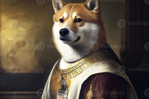 Doge Meme Funny Portrait Face of Dog Closeup Classic Art Design 22007193 Stock Photo at Vecteezy