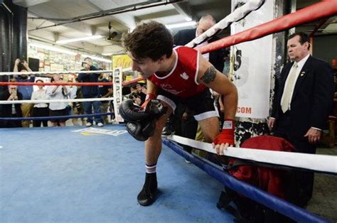 Justin Trudeau Boxing Before Liberal Leadership Event (PHOTOS, VIDEO ...