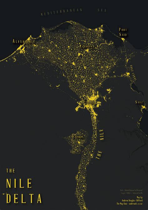 Egypt Population Density Map