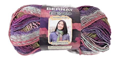 Bernat Yarn Mosaic Fantasy Knitting Knit Crochet Worsted | Etsy