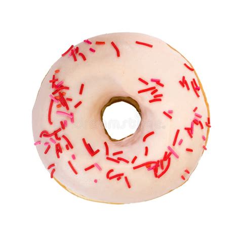 Tasty Donut with Decorated Sprinkles. Top View. Stock Photo - Image of rice, sweet: 80951618