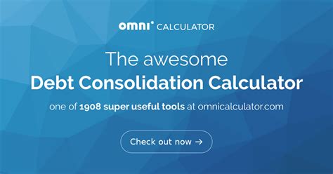 Debt Consolidation Calculator