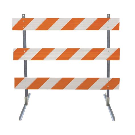 Type 3 Barricade Kit 4' EG Left Sheeting | MUTCD Compliant