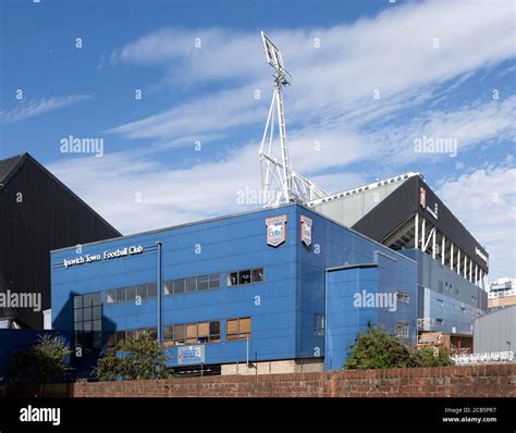 Football ground stadium Ipswich Town Football Club, Ipswich, Suffolk ...