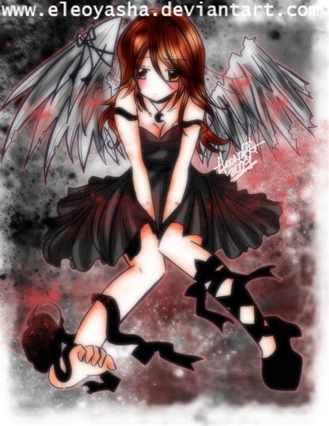 Sad Angel with broken wings by eleoyasha on DeviantArt