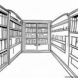 Library Coloring Page  Pagescom sketch template