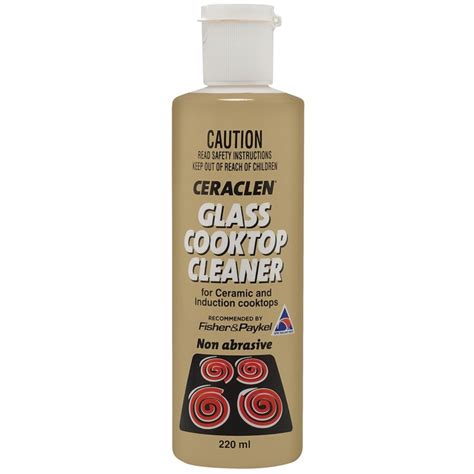 220ML BOTTLE OF CERACLEN GLASS/CERAMIC COOKTOP CLEANER | Arnold Products Limited