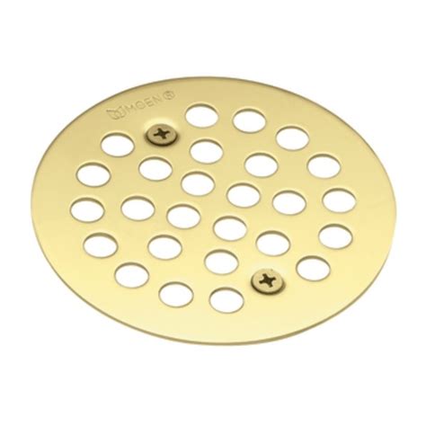 Moen 101664 4-1/4" Round Shower Drain Cover - Brass | eBay