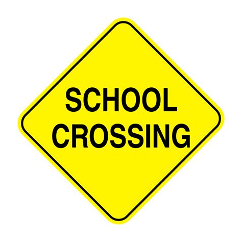 School Crossing Sign Png