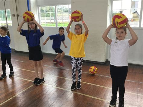 Practising Our Netball Skills