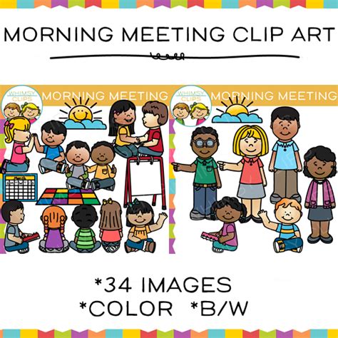 Morning Circle Clipart Image