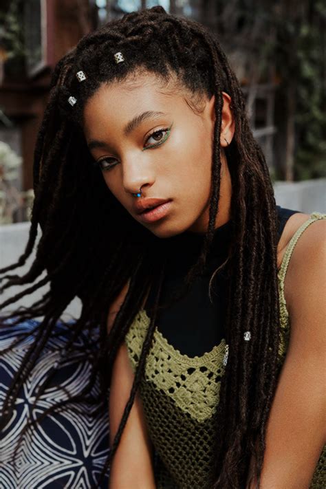 Willow Smith for Billboard. https://www.instagram.com/ketsuktiem/ | Dreads girl, Hair styles ...