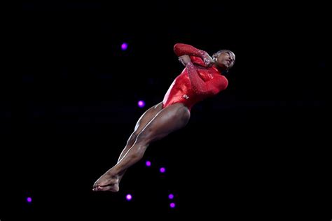 Simone Biles’ new vault, the Yurchenko double-pike, sends a message to the gymnastics world.