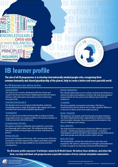 Learner profile august 2013