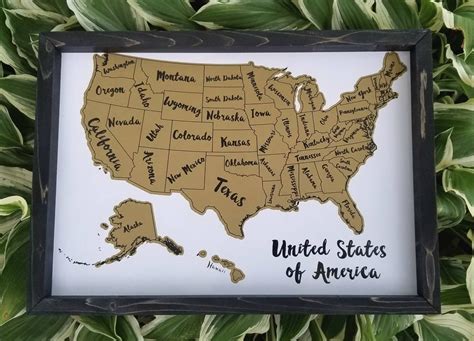 Scratch off Travel Map United States Travel Map Travel - Etsy