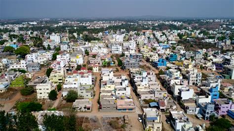 Chennai Aerial Footage Chennai, On The Bay Of Bengal In Eastern India ...