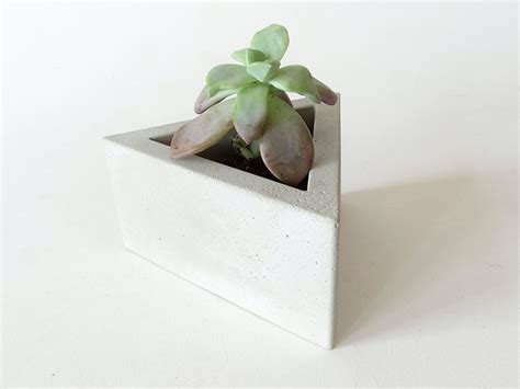 geometric concrete planters | Interior Design Ideas