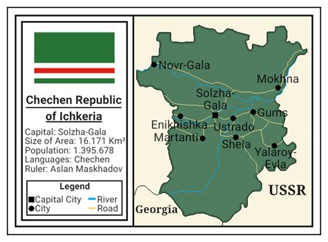 Don't Ask How This Even Exist: Chechen Republic of Ichkeria in 2022 : imaginarymaps Fantasy Map ...