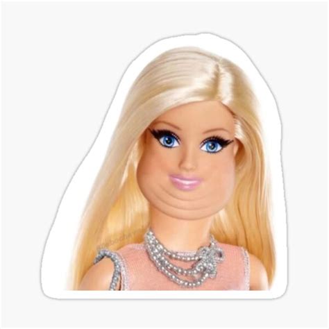 "ugly barbie meme sticker" Sticker for Sale by courtneylouix | Redbubble