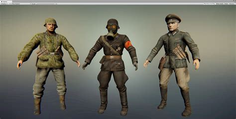 Animated WW2 Characters