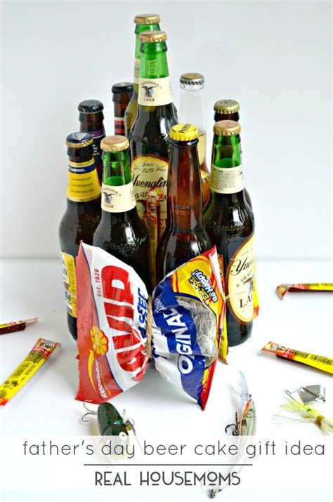 Father's Day Beer Cake Gift Idea ⋆ Real Housemoms