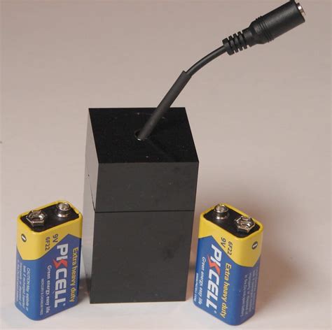 9 Volt Battery Adapter / 2 Batteries / Extra Long Use separate Purchase ...