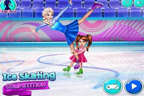 Ice Skating Competition, Dressing Games - Play Online Free : Atmegame.com