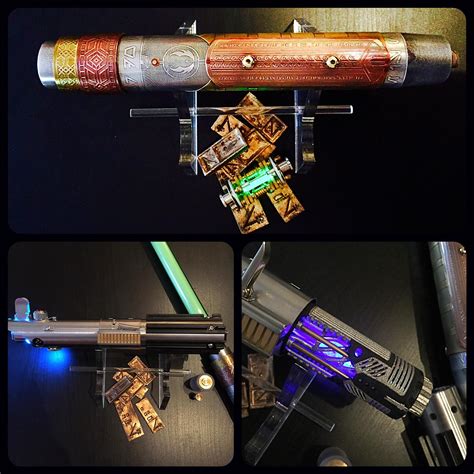 Custom Lightsaber/Graflex w/ Crystal Reveal/Kyber Crystal. Hope you enjoy some of my collection ...