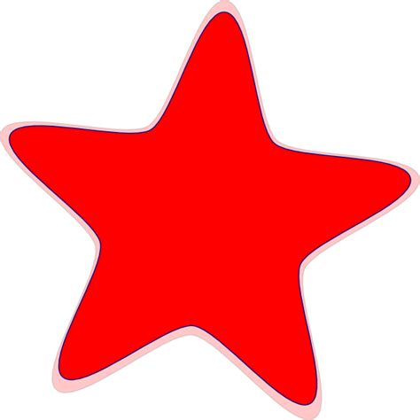 Red Star Clip Art at Clker.com - vector clip art online, royalty free & public domain