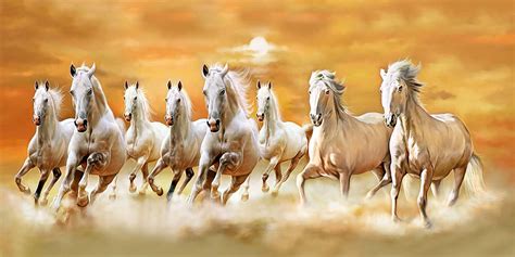 Art Factory Feng Shui Eight Horse Canvas Painting for sale | Mesa, AZ ...