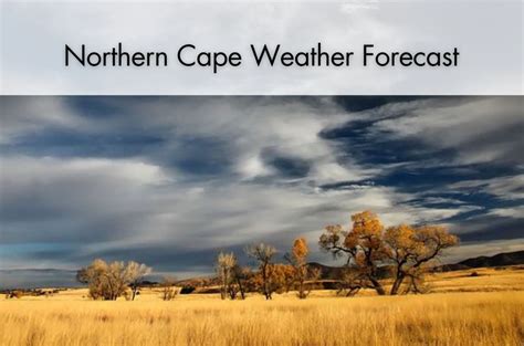 Northern Cape Weather: Cloudy day for the province