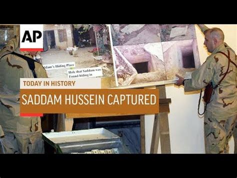 Saddam Hussein Captured - 2003 | Today In History | 13 Dec 18 - YouTube