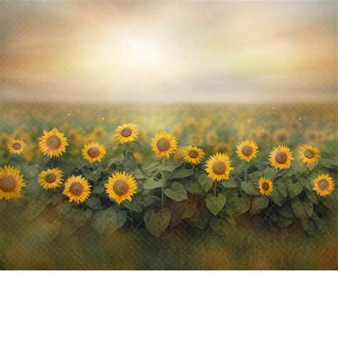 Dreamy Sunflower Field Digital Backdrop – Squijoo.com