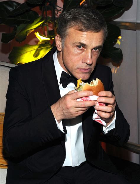 Christoph Waltz Eats a Cheeseburger Menacingly -- Vulture