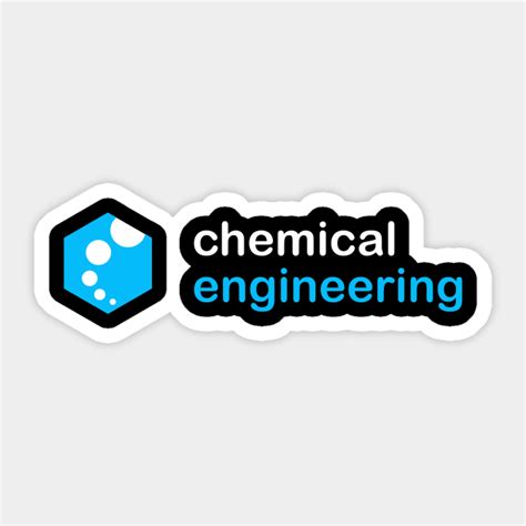 chemical engineering with a logo t-shirt - Chemical Engineering - Sticker | TeePublic