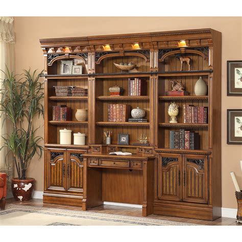 15 Best Collection of Library Bookcase Wall Unit