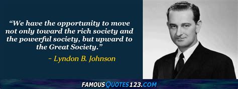 Lyndon B. Johnson Quotes on People, Men, Society and Life