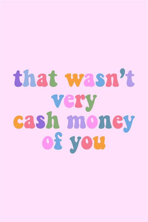 Cash Money’ Poster – Postertok