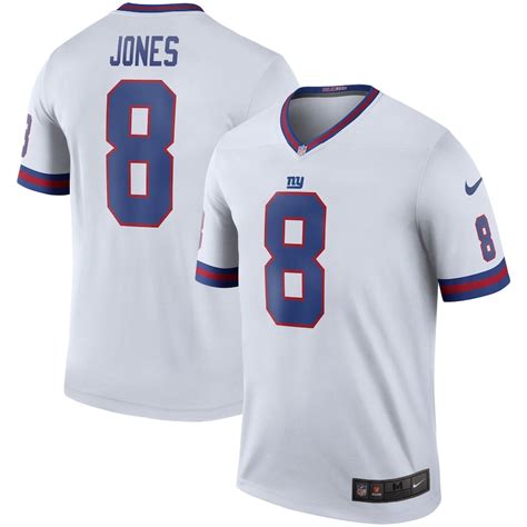 Men's Nike Daniel Jones White New York Giants Color Rush Legend Jersey