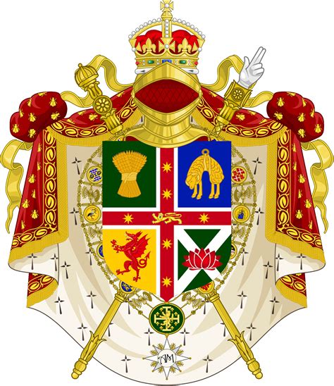 Wales Coat Of Arms - Wales Coat Of Arms And Flag Stock Vector - Illustration of ... - In ...