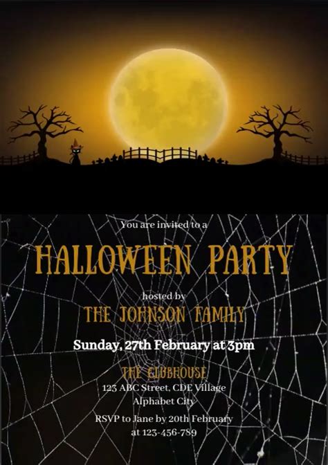 Halloween Party Template | PosterMyWall