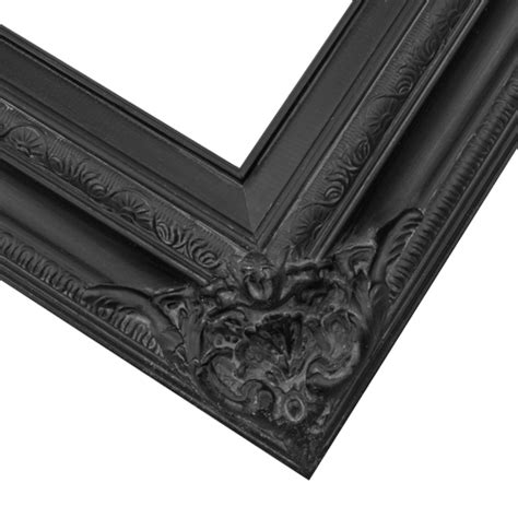 Canvas Picture Frame | Black Wood Picture Frame 4ETL | PictureFrames.com