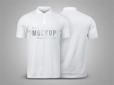 White polo mockup 2021