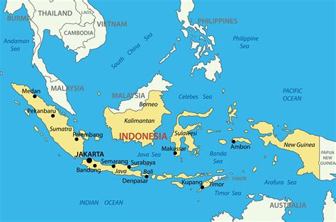 Indonesia Map - Reach to Teach Recruiting