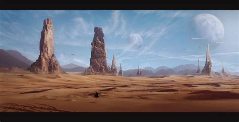 Arrakis Desert | Fantasy landscape, Dune art, Environment concept art