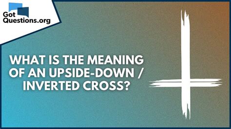 What is the meaning of an upside-down / inverted cross? | GotQuestions ...